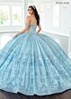 Rachel Allan RQ2212 Illusion Bodice Off-The-Shoulder Quince Dress