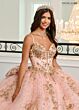 Rachel Allan RQ2221 Spaghetti Strap Plunging Neck Quinceanera Gown