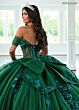 Rachel Allan RQ2224 Illusion Bodice Removable Sleeve Sweet 16 Dress
