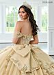Rachel Allan RQ2224 Illusion Bodice Removable Sleeve Sweet 16 Dress