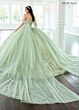 Rachel Allan RQ3146 Sheer Streamer Illusion Side Quince Dress