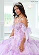 Rachel Allan RQ3147 Pannier Skirt Cold-Shoulder Quince Gown