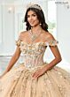 Rachel Allan RQ3150 Sheer Bodice Off-The-Shoulder Quinceanera Dress