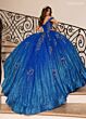 Rachel Allan RQ3150 Sheer Bodice Off-The-Shoulder Quinceanera Dress