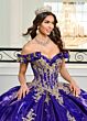 Rachel Allan RQ3151 Bow Strap Pleated Skirt Quinceanera Dress