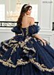 Rachel Allan RQ3153 Puff Sleeve Illusion Bodice Quinceanera Gown