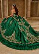 Rachel Allan RQ5010 Ruffle Hem Pannier Skirt Quince Dress