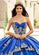 Rachel Allan RQ5010 Ruffle Hem Pannier Skirt Quince Dress