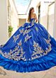 Rachel Allan RQ5010 Ruffle Hem Pannier Skirt Quince Dress
