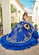Rachel Allan RQ5010 Ruffle Hem Pannier Skirt Quince Dress