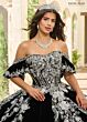 Rachel Allan RQ5011 Off-The-Shoulder Velvet Quinceanera Dress
