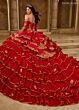 Rachel Allan RQ5012 Long Sleeve Corset Bodice Sweet 16 Dress
