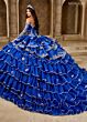 Rachel Allan RQ5012 Long Sleeve Corset Bodice Sweet 16 Dress