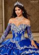 Rachel Allan RQ5012 Long Sleeve Corset Bodice Sweet 16 Dress