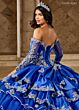 Rachel Allan RQ5012 Long Sleeve Corset Bodice Sweet 16 Dress