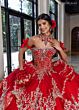 Rachel Allan RQ1180 Off The Shoulder Embellished Lace-Up Dress