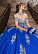 Rachel Allan RQ1183 Beaded Corset Bodice Off The Shoulder Dress