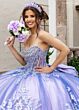 Rachel Allan RQ2240 Beaded Corset Bodice Strapless Dress