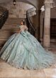 Rachel Allan RQ2240 Beaded Corset Bodice Strapless Dress