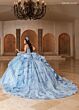 Rachel Allan RQ2241 Ruffle Pannier Sweetheart Neckline Dress