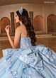 Rachel Allan RQ2241 Ruffle Pannier Sweetheart Neckline Dress