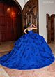 Rachel Allan RQ2241 Ruffle Pannier Sweetheart Neckline Dress