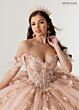 Rachel Allan RQ2242 Sweetheart Neck Lace-Up Embellished Dress