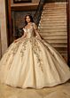 Rachel Allan RQ3172 Peak-A-Boo Neck Embellished Dress