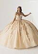 Rachel Allan RQ3172 Peak-A-Boo Neck Embellished Dress