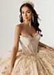 Rachel Allan RQ3172 Peak-A-Boo Neck Embellished Dress