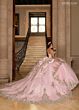 Rachel Allan RQ3172 Peak-A-Boo Neck Embellished Dress