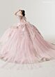 Rachel Allan RQ3172 Peak-A-Boo Neck Embellished Dress