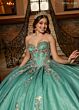 Rachel Allan RQ3174 Sweetheart Neck Strapless Embellished Dress