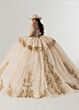 Rachel Allan RQ3175 Off The Shoulder Lace-Up Dress
