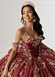 Rachel Allan RQ3178 Sweetheart Off The Shoulder Lace-Up Dress