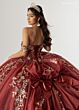 Rachel Allan RQ3178 Sweetheart Off The Shoulder Lace-Up Dress