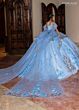 Rachel Allan RQ6010 Off The Shoulder Glitter Tulle Dress