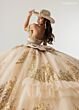 Rachel Allan RQ6012 Bow Back Tiered Skirt Embellished Dress