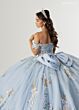 Rachel Allan RQ6012 Bow Back Tiered Skirt Embellished Dress