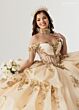 Rachel Allan RQ6014 Pannier Skirt Off The Shoulder Embellished Dress