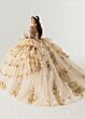 Rachel Allan RQ6014 Pannier Skirt Off The Shoulder Embellished Dress