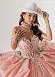 Rachel Allan RQ6014 Pannier Skirt Off The Shoulder Embellished Dress