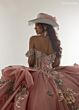 Rachel Allan RQ6014 Pannier Skirt Off The Shoulder Embellished Dress