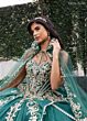 Rachel Allan RQ6015 Scallop Train Sweetheart Neck Embellished Dress