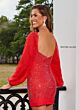 Rachel Allan 40257 Bishop Sleeves Sweetheart Neck Dress