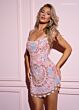 Rachel Allan 40080 Dolphin Hem Embellished Dress