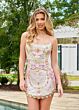 Rachel Allan 40080 Dolphin Hem Embellished Dress