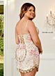 Rachel Allan 40080 Dolphin Hem Embellished Dress