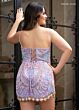 Rachel Allan 40080 Dolphin Hem Embellished Dress
