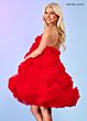 Rachel Allan 40260 Beaded Halterneck Tent Dress
